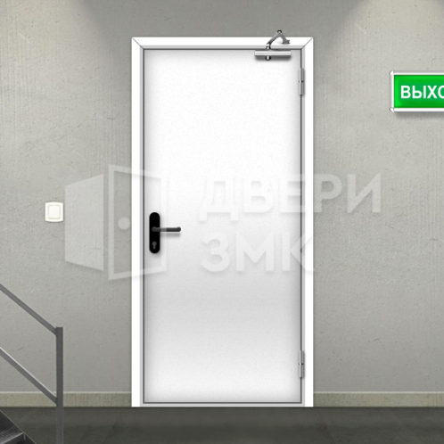 Противопожарная дверь 2-го типа на кровлю однопольная глухая ДП-19349