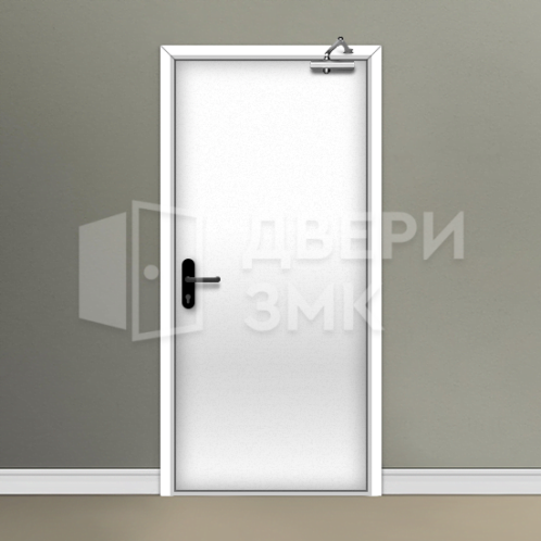 Однопольная глухая противопожарная дверь EI-15 со скрытыми петлями ДП-18334