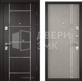 Дверь металлическая левая в квартиру ВД-4865