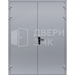 Алюминиевая двупольная противопожарная дверь EI-60 ДП-18160