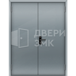 Противопожарная дверь EI-15 на кровлю двупольная глухая ДП-19317