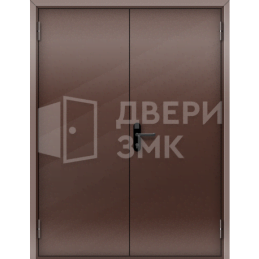 Внутренняя металлическая дверь двупольная в дом ДП-19383