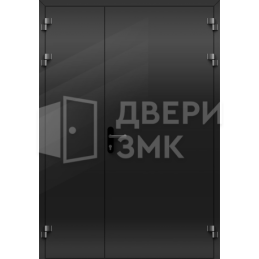 Огнестойкая дверь из алюминиевого профиля глухая полуторная ДП-18073
