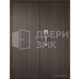 Двухстворчатая дверь МДФ 10 мм: ДВП-15382