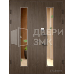 Металлическая дверь МДФ шпон ДВП-15395