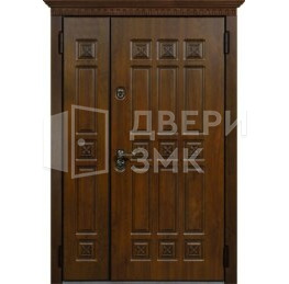 Дверь элитная с багетом полуторка для квартиры в классическом стиле ВД-14030