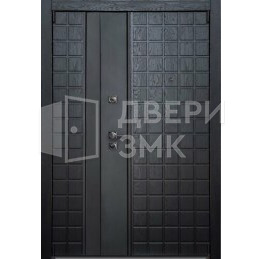 Дверь металлическая полуторная в классическом стиле премиум класса ВД-14056