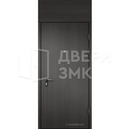 Дверь в тамбур глухая с фрамугой МДФ — ламинат ТД-16303